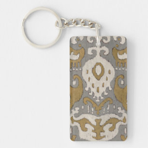 Ochre Ikat II Sleutelhanger