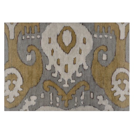 Ochre Ikat II Snijplank (Voorkant)