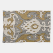 Ochre Ikat II Theedoek (Horizontaal)