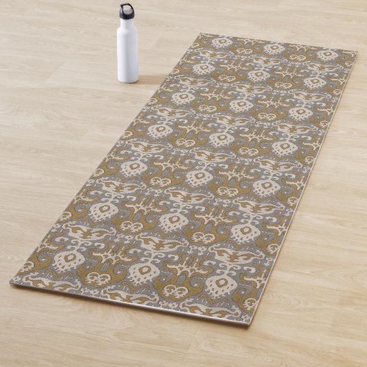 Ochre Ikat II Yogamat (In situ)