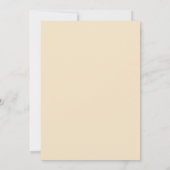 Ochre Mint Roze Bruiloft Kaart (Achterkant)