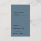 OCHRE NAVY GRIJZE ELEKTRISCHE LAMP ELEKTRICIAN ELE VISITEKAARTJE (Achterkant)