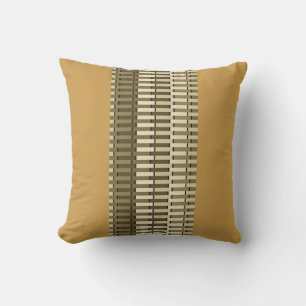 Ochre Yellow Modern Abstract patroon Buitenkussen