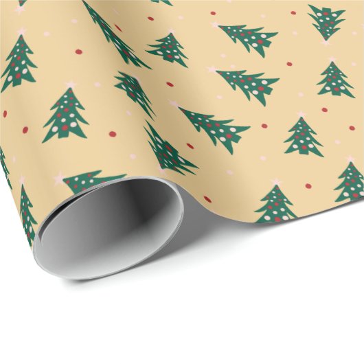O'Christmas Tree Green Wrapping Paper Cadeaupapier (Rol Hoek)