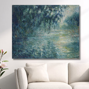 Ochtend aan de Seine Monet Canvas Afdruk