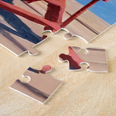 Ochtend aan het meer | Vredig berglandschap Legpuzzel (Zijkant)
