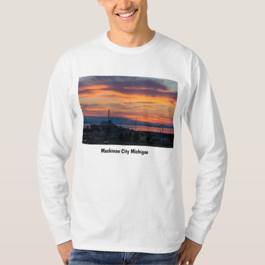Ochtend barst over makreel t-shirt (Voorkant)