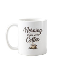Ochtend begint na koffie – Minimalistische koffiel