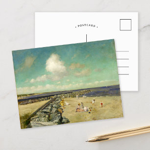 Ochtend bij Breakwater   William Merritt Chase Briefkaart
