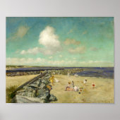 Ochtend bij Breakwater | William Merritt Chase Poster (Voorkant)