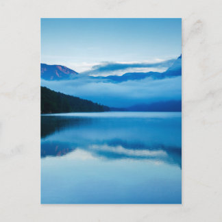 Ochtend bij Lake Bohinj in Slovenië Briefkaart