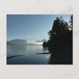 Ochtend bij Lake McDonald in Glacier National Park Briefkaart