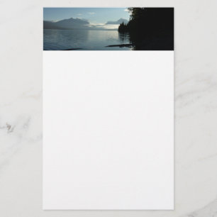 Ochtend bij Lake McDonald in Glacier National Park Briefpapier