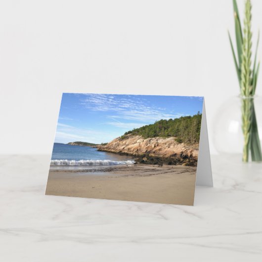 Ochtend bij Sand Beach Kaart (Voorkant)