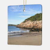 Ochtend bij Sand Beach Keramisch Ornament (Links)