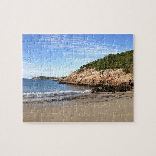 Ochtend bij Sand Beach Legpuzzel (Horizontaal)