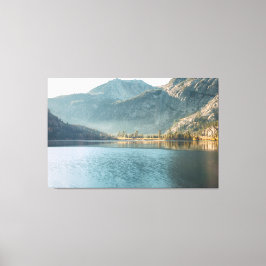 Ochtend bij Silver Lake Canvas Afdruk
