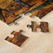 Ochtend, boerenkoppel door Vincent van Gogh Legpuzzel (Zijkant)