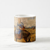 Ochtend: Boerenkoppel van Vincent van Gogh Koffiemok (Center)