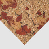 Ochtend dauw herfst bladeren tissuepapier (Detail)