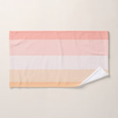 Ochtend Dew roze en gele strepen Bad Handdoek (Handdoek)
