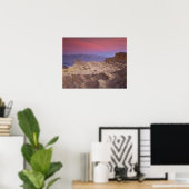 Ochtend eerste licht op Zabriskie Point en 2 Poster (Thuiskantoor)