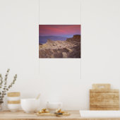 Ochtend eerste licht op Zabriskie Point en 2 Poster (Keuken)
