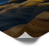 Ochtend eerste licht op Zabriskie Point en 3 Poster (Hoek)