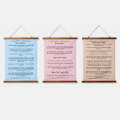 Ochtend en avond Adhkar Hangend Wandkleed (Driedubbel)