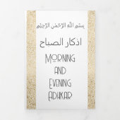 Ochtend en Avond Adhkar | Islamitische dua Kaart (Cover)