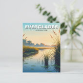 Ochtend Everglades National Park Florida Travel Briefkaart (Staand voorkant)