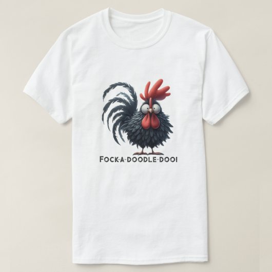 Ochtend Haan - Fock-a-doodle-doo! T-shirt (Design voorkant)