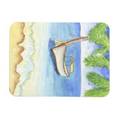 Ochtend in Bali Waterverf Magneet (Horizontaal)