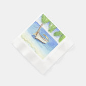 Ochtend in Bali Waterverf Servet (Hoek)