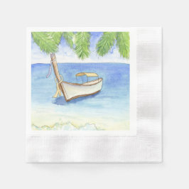 Ochtend in Bali Waterverf Servet