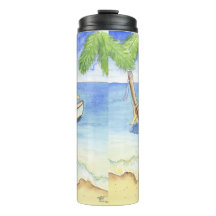 Ochtend in Bali Waterverf