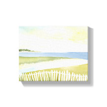 Ochtend in Chatham | Cape Cod Waterverf schilderij