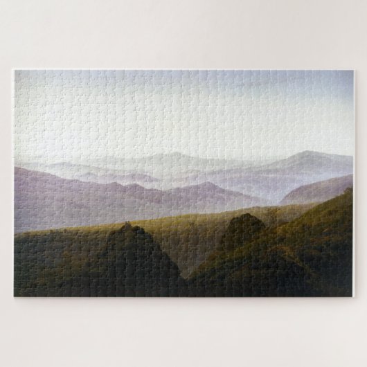 Ochtend in de bergen - Caspar David Friedrich Legpuzzel (Horizontaal)