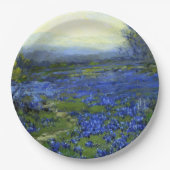 Ochtend in de Bluebonnets Papieren Bordje (Voorkant)