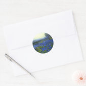 Ochtend in de Bluebonnets Ronde Sticker (Envelop)