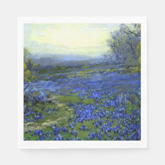 Ochtend in de Bluebonnets Servet (Voorkant)