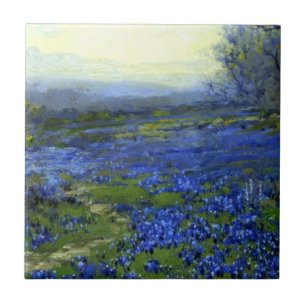 Ochtend in de Bluebonnets Tegeltje