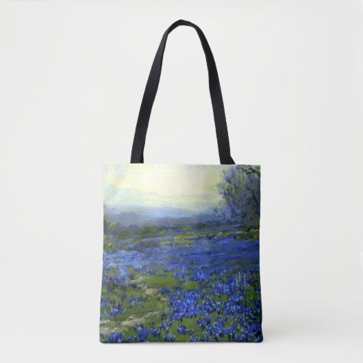 Ochtend in de Bluebonnets Tote Bag (Voorkant)