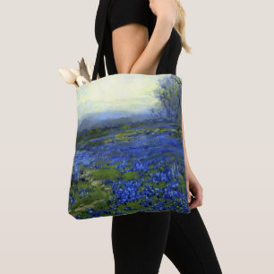 Ochtend in de Bluebonnets Tote Bag