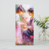 Ochtend in een Bladwijzer in de tuin Menu (Staand voorkant)