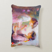 Ochtend in een tuin accent kussen (Achterkant (Verticaal))