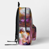 Ochtend in een tuin bedrukte rugzak (Links)