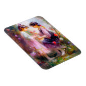 Ochtend in een tuin magneet (Rechterzijde)