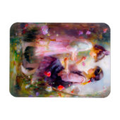 Ochtend in een tuin magneet (Horizontaal)