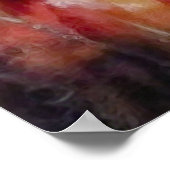 Ochtend in een tuin  poster (Hoek)